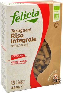 Felicia Tortiglioni di Riso Integrale Bio 340 g.